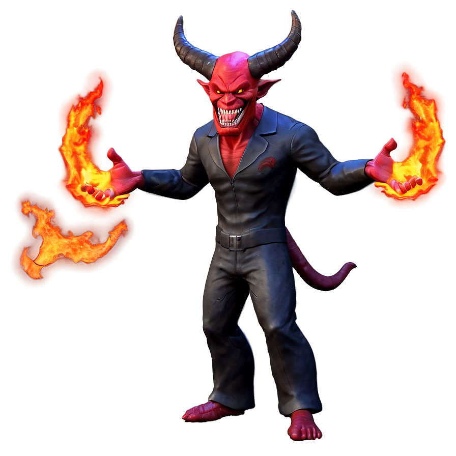 Download Hellfire Devil Png 05232024 | Wallpapers.com