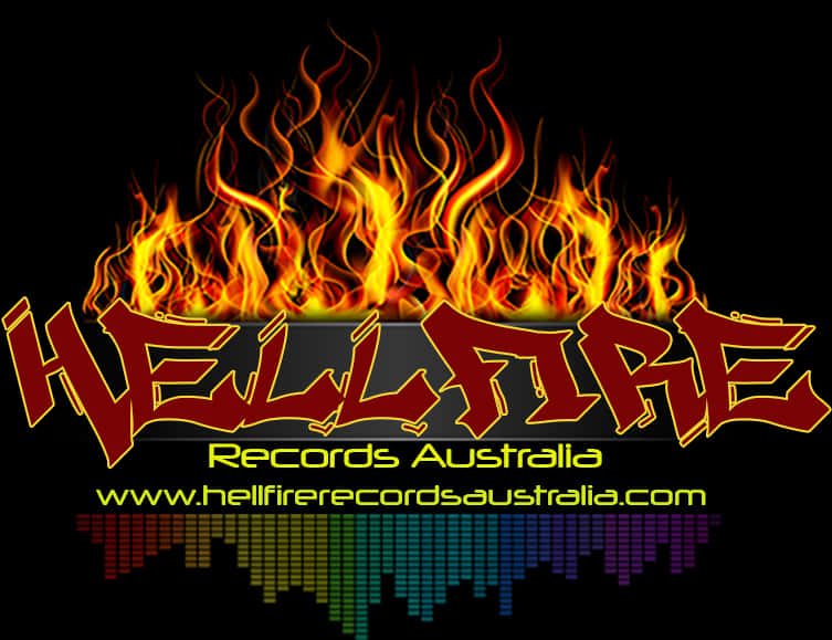 Hellfire_ Records_ Australia_ Logo_with_ Flames PNG