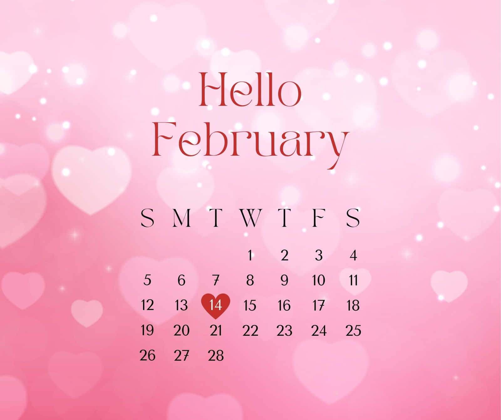Welcome February Wallpaper