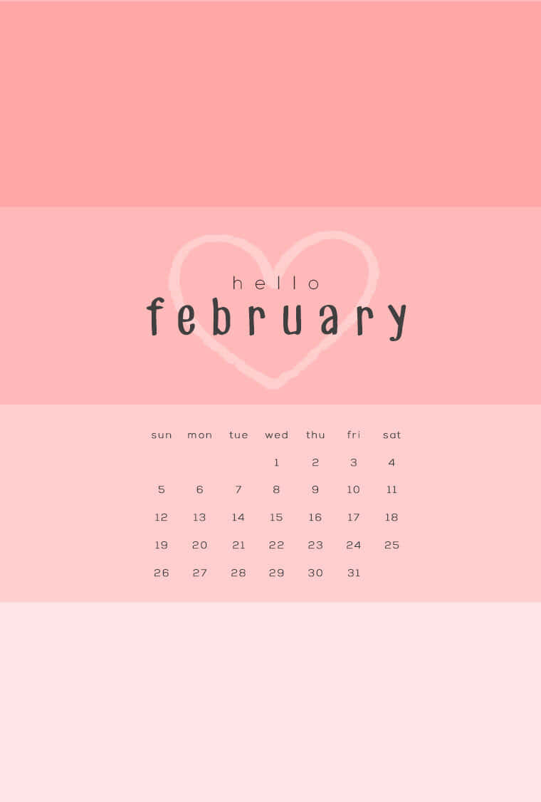 Welcome February, A Month of New Beginnings Wallpaper