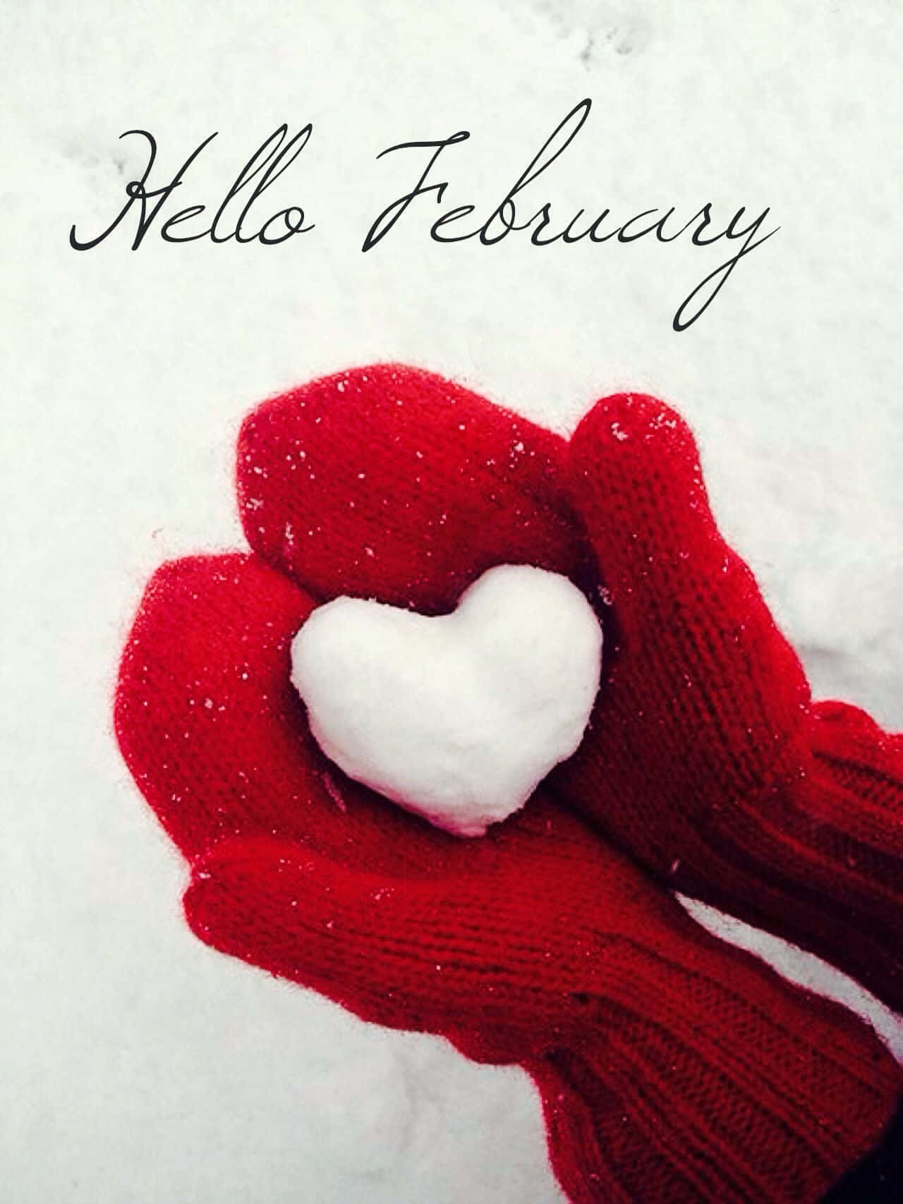 "Welcome to February!  Let's take a moment to celebrate the beauty all around us." Wallpaper