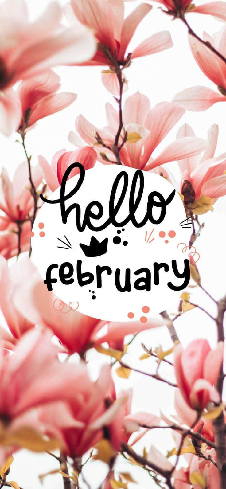 Welcome February - Time For Fun and Renewal Wallpaper