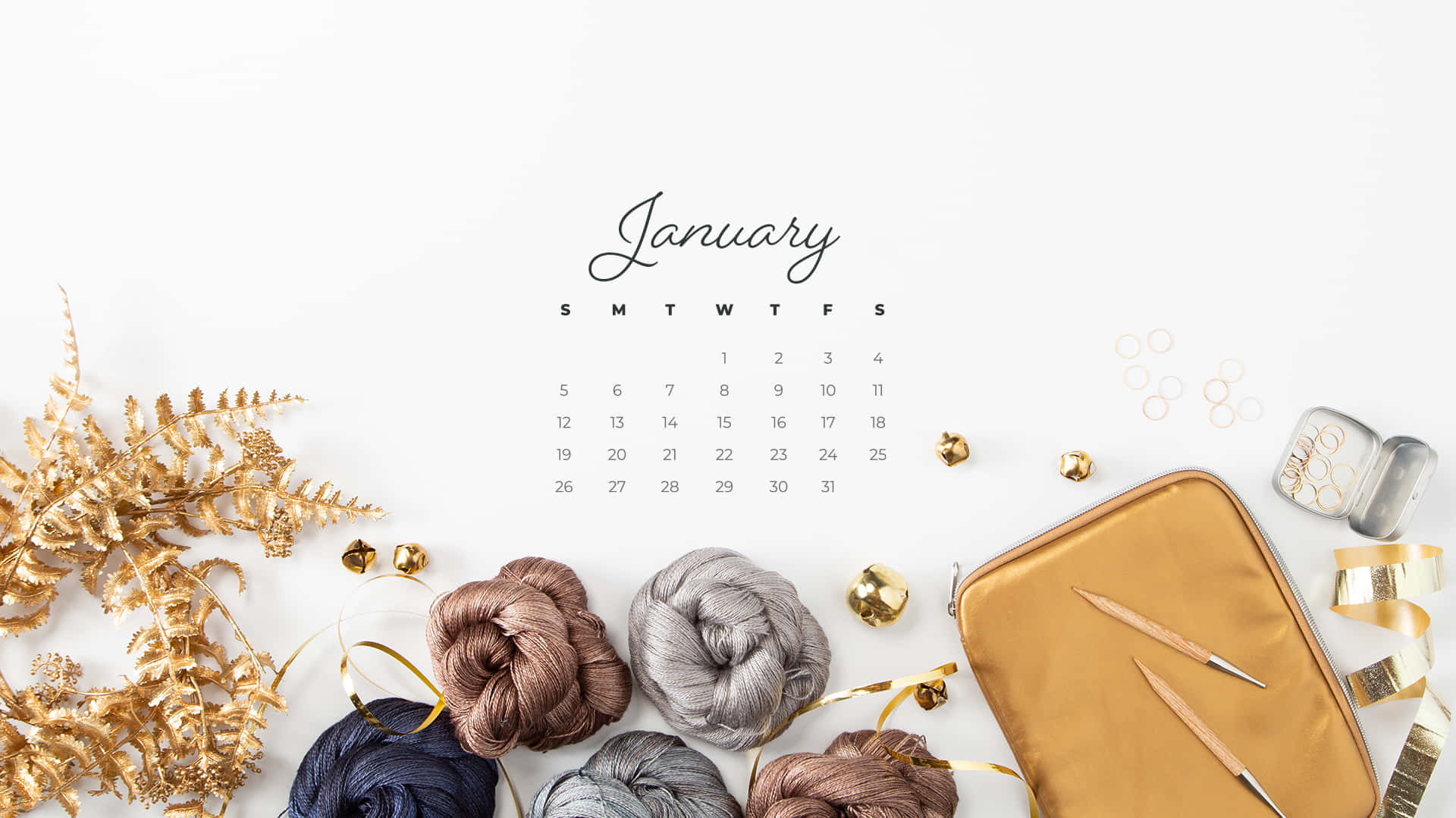 Welcome to January, the month of New Beginnings! Wallpaper