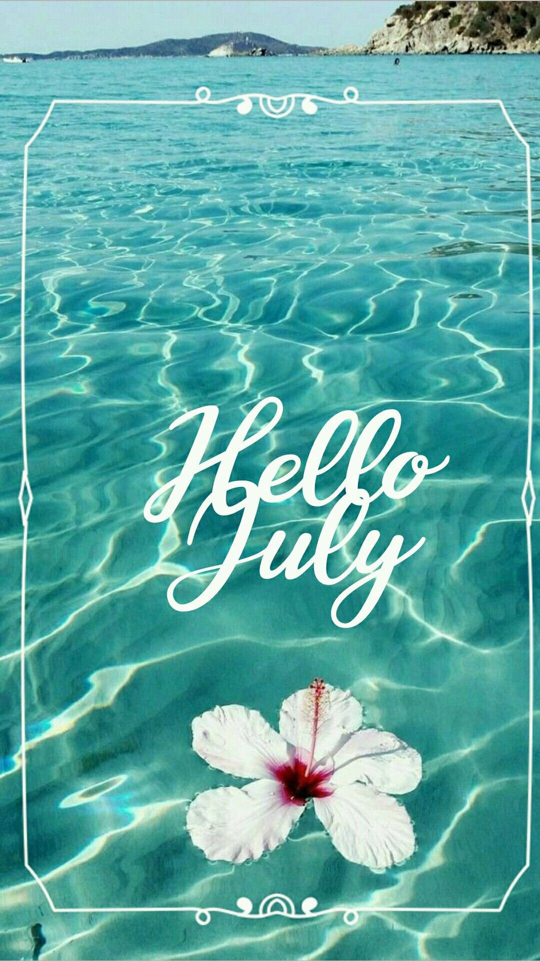 Welcome July, The Time of Sunshine and Reflection Wallpaper