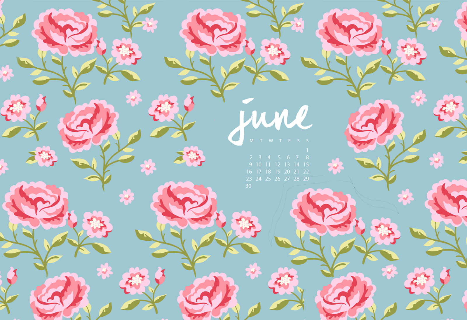 Welcome the sunshine of June! Wallpaper