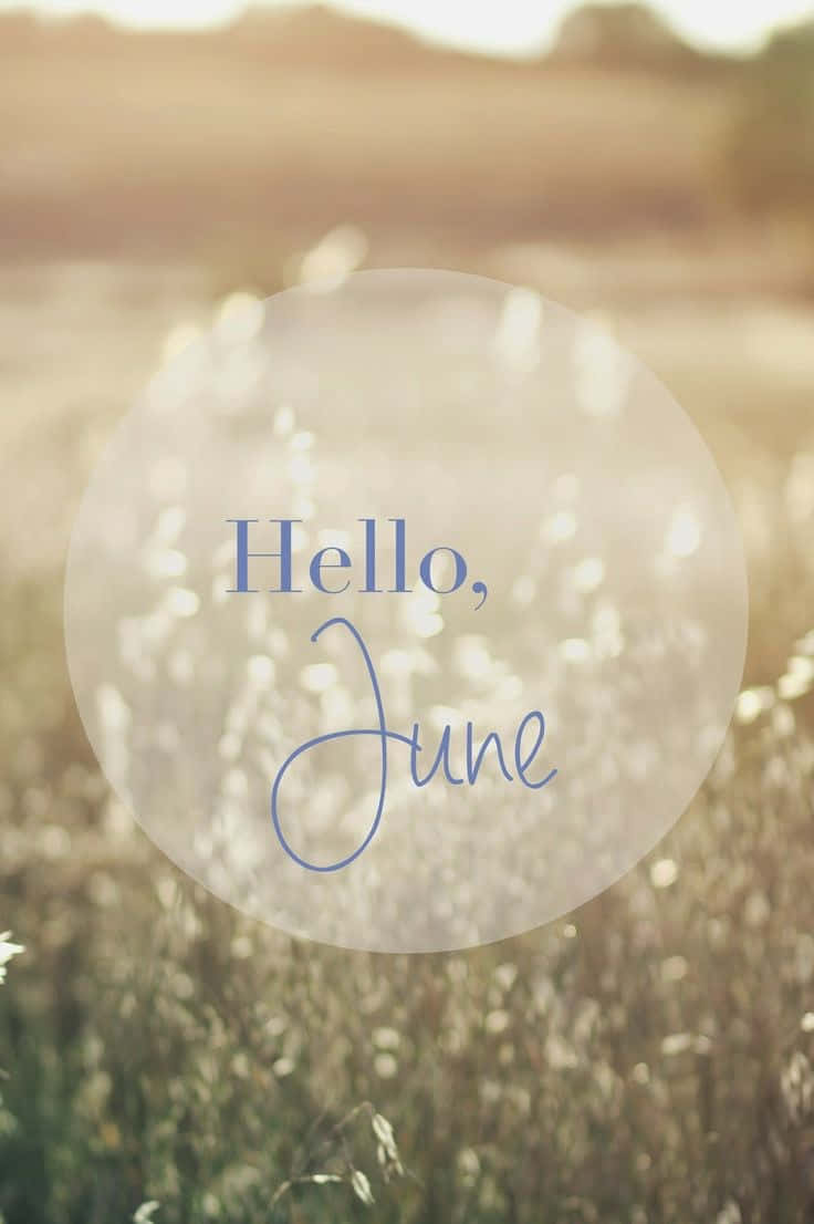 Welcoming the warmth - Hello June Wallpaper