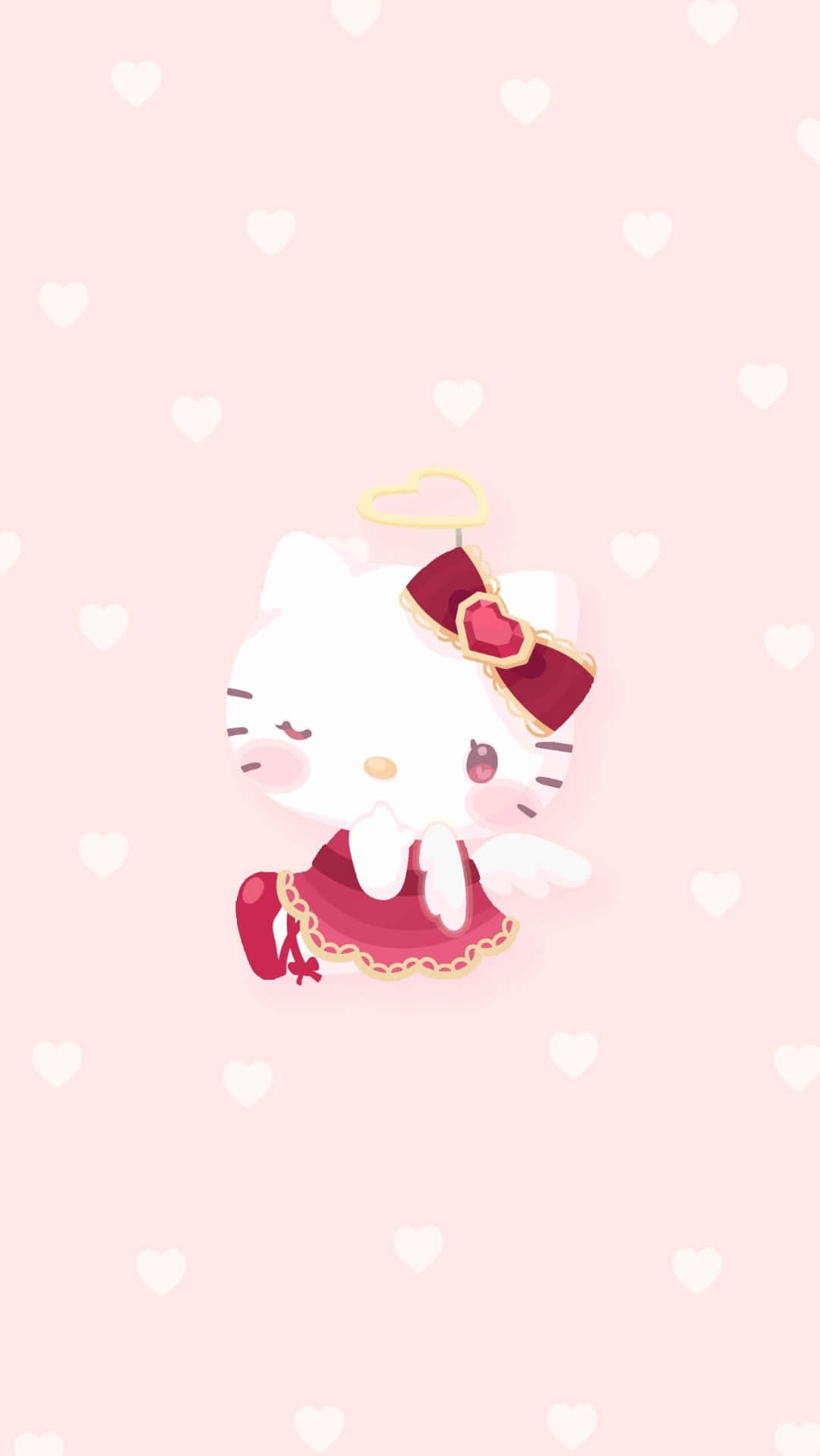 Hello Kitty Angel Valentines Wallpaper