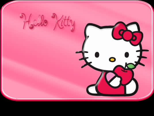 Hello Kitty Apple Illustration PNG
