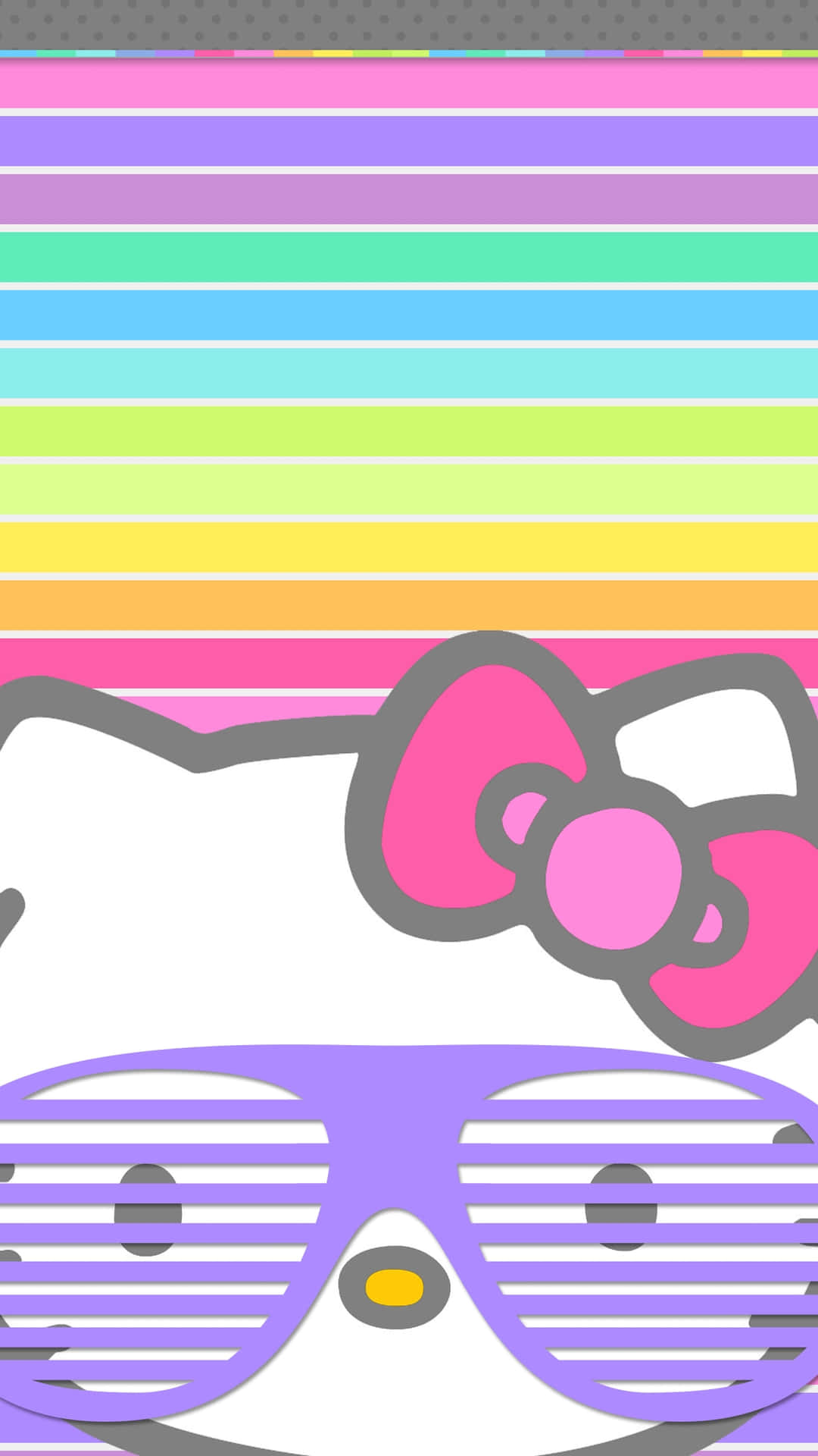 Hello Kitty Baddiewith Sunglasses Wallpaper