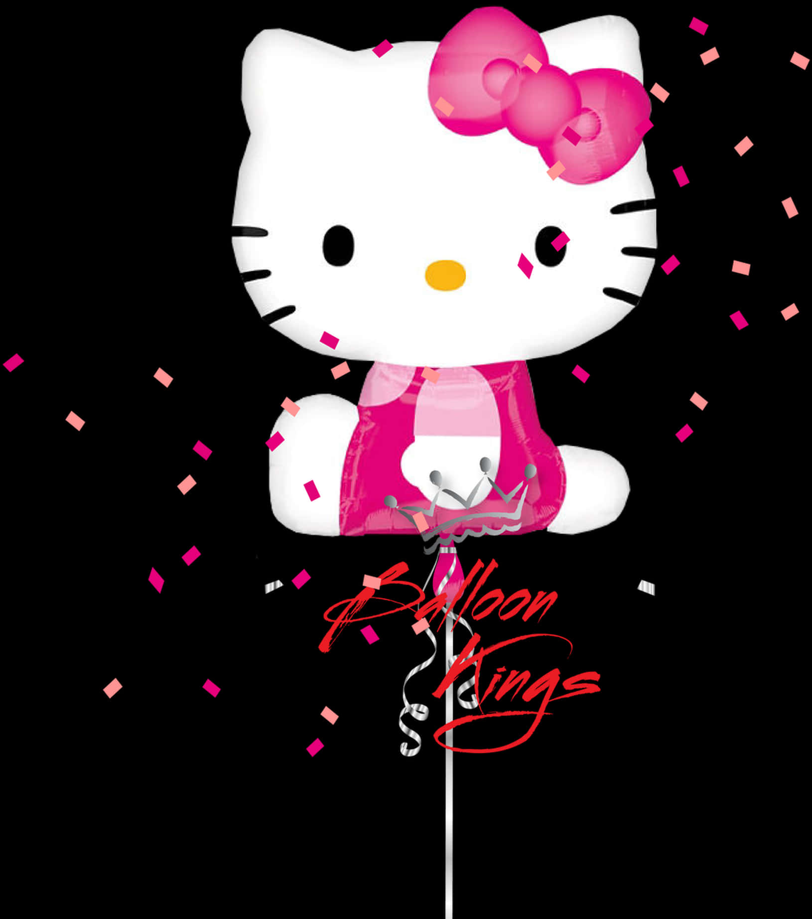 Hello Kitty Balloon Celebration PNG