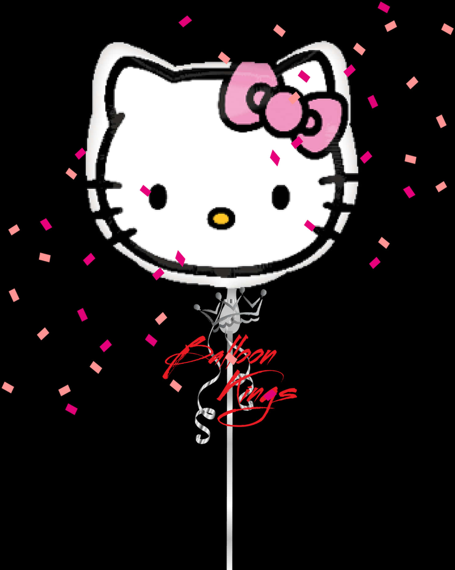 Hello Kitty Balloon Design PNG