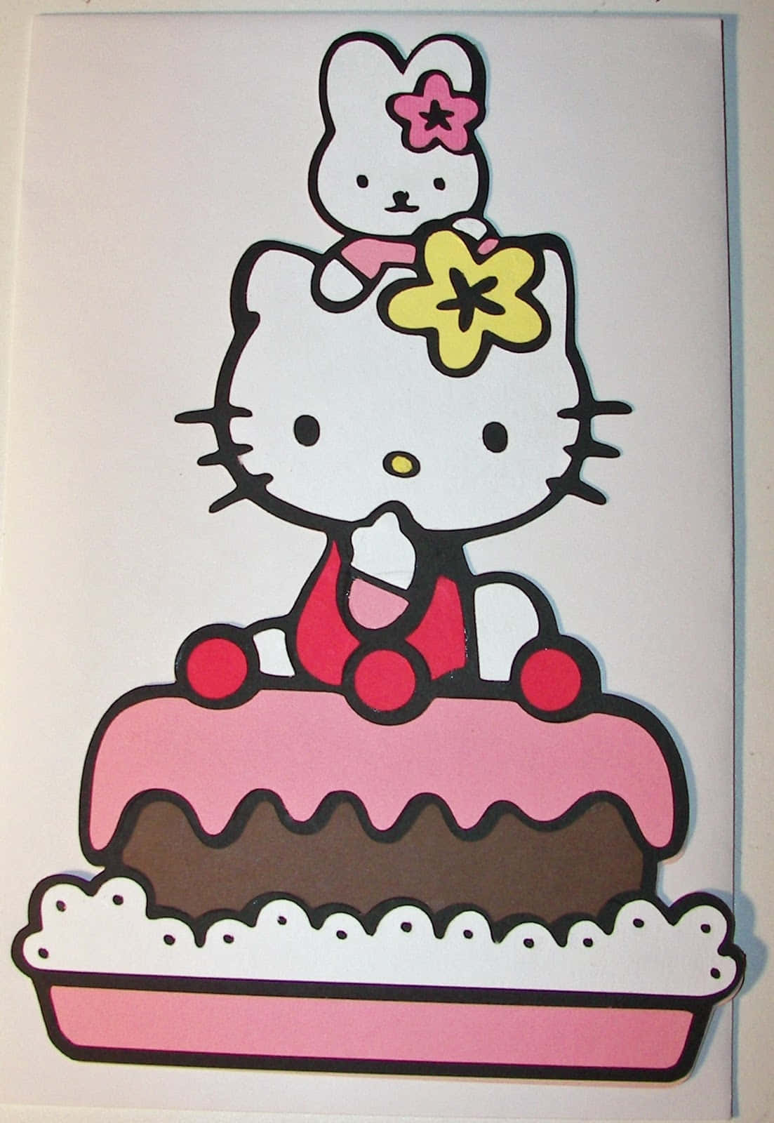 Hello Kitty Birthday Celebration with Friends Wallpaper