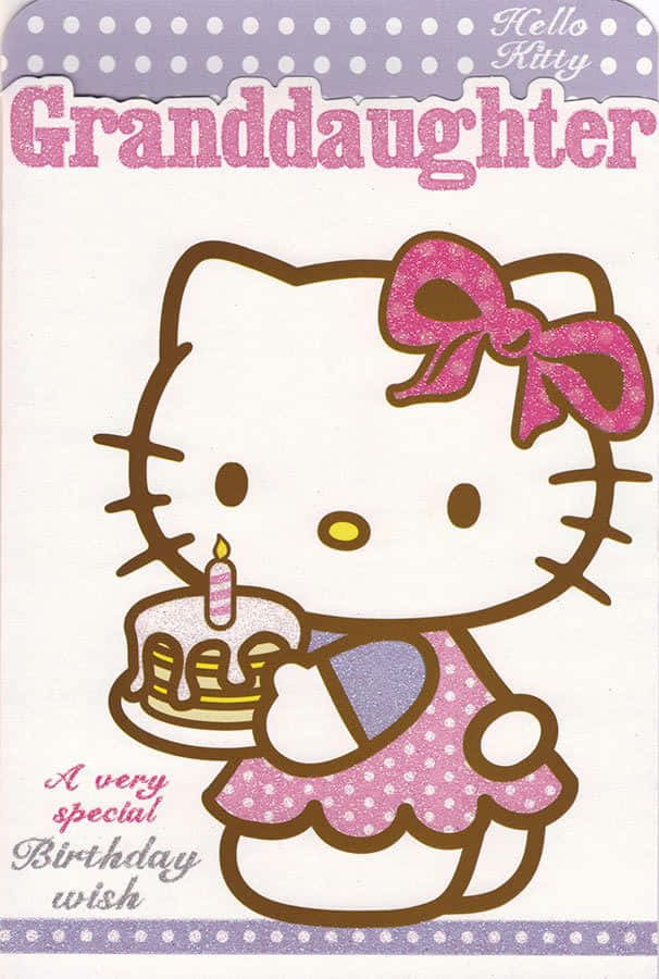 Vibrant Hello Kitty Birthday Celebration Wallpaper