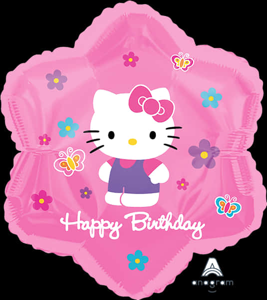 Hello Kitty Birthday Balloon PNG
