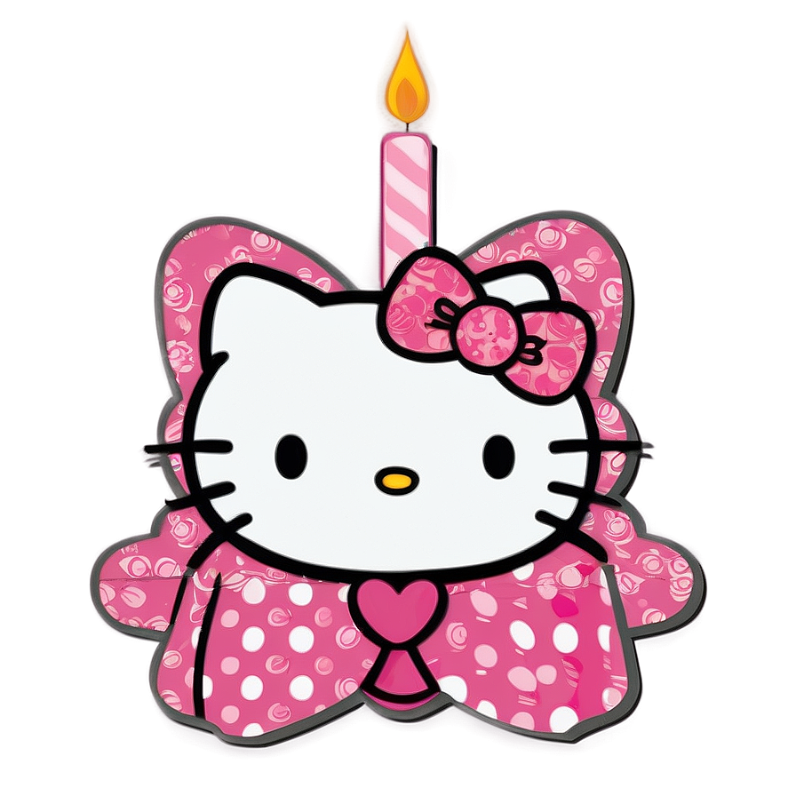 Hello Kitty Birthday Png Xxk58 PNG