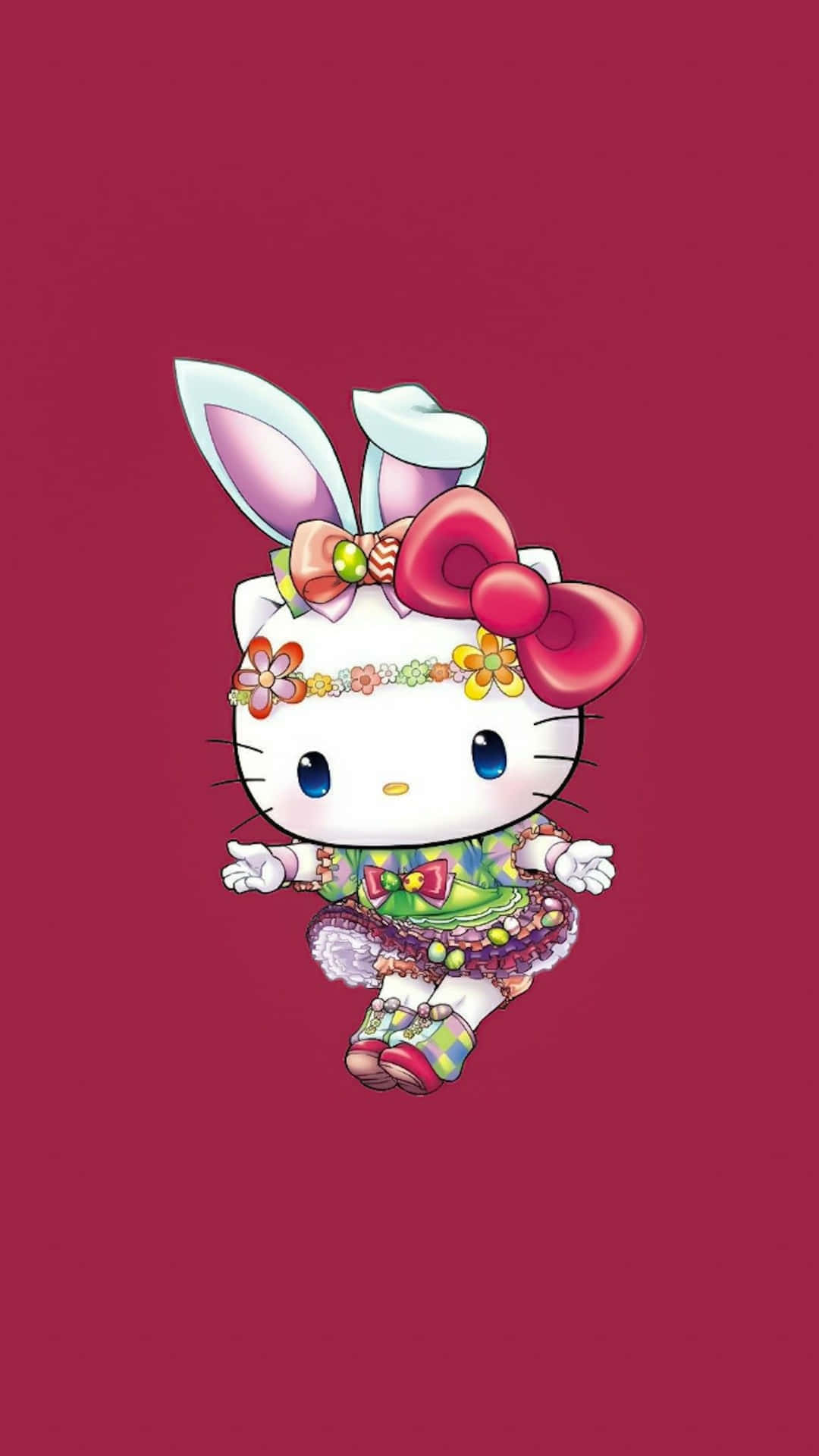 Hello Kitty Bunny Costume Sanrio Character Wallpaper