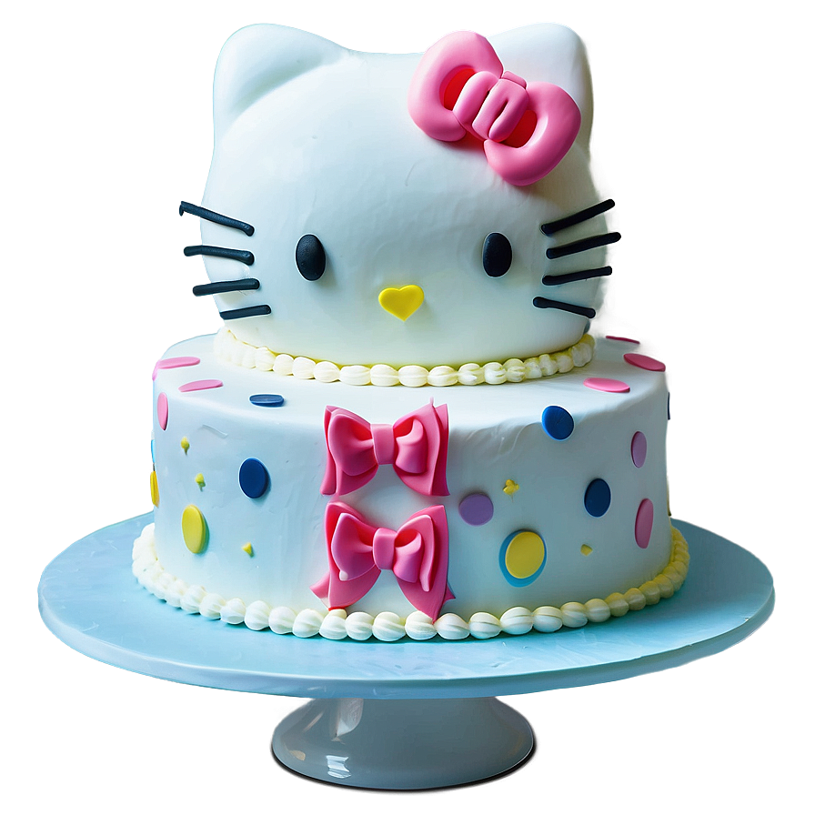 Download Hello Kitty Cake Png Owx6 | Wallpapers.com