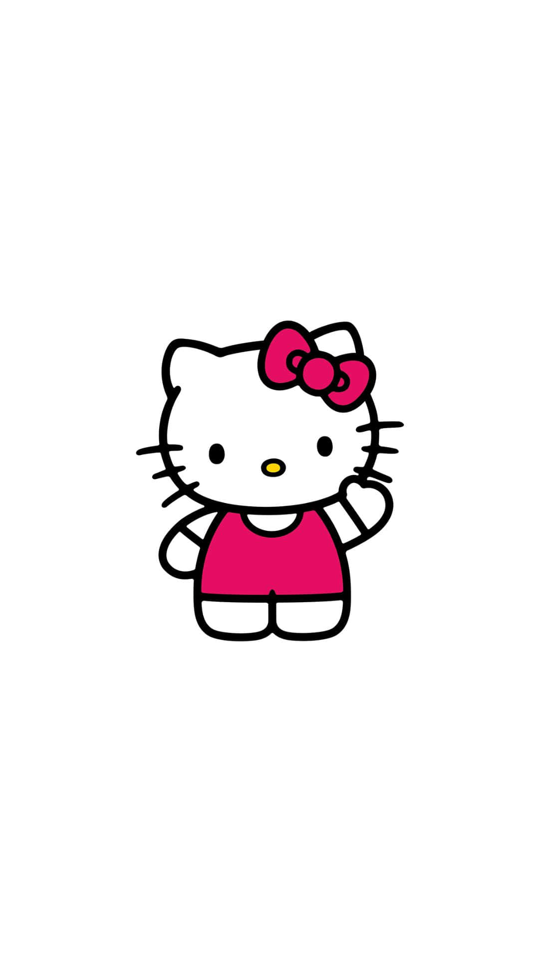 Hello Kitty Character Illustration Wallpaper