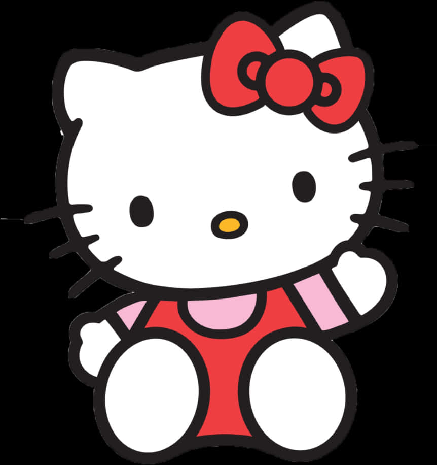 Download Hello Kitty Classic Pose | Wallpapers.com