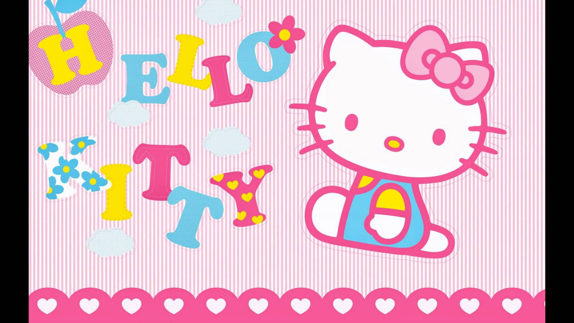 Hello Kitty Cute Letters