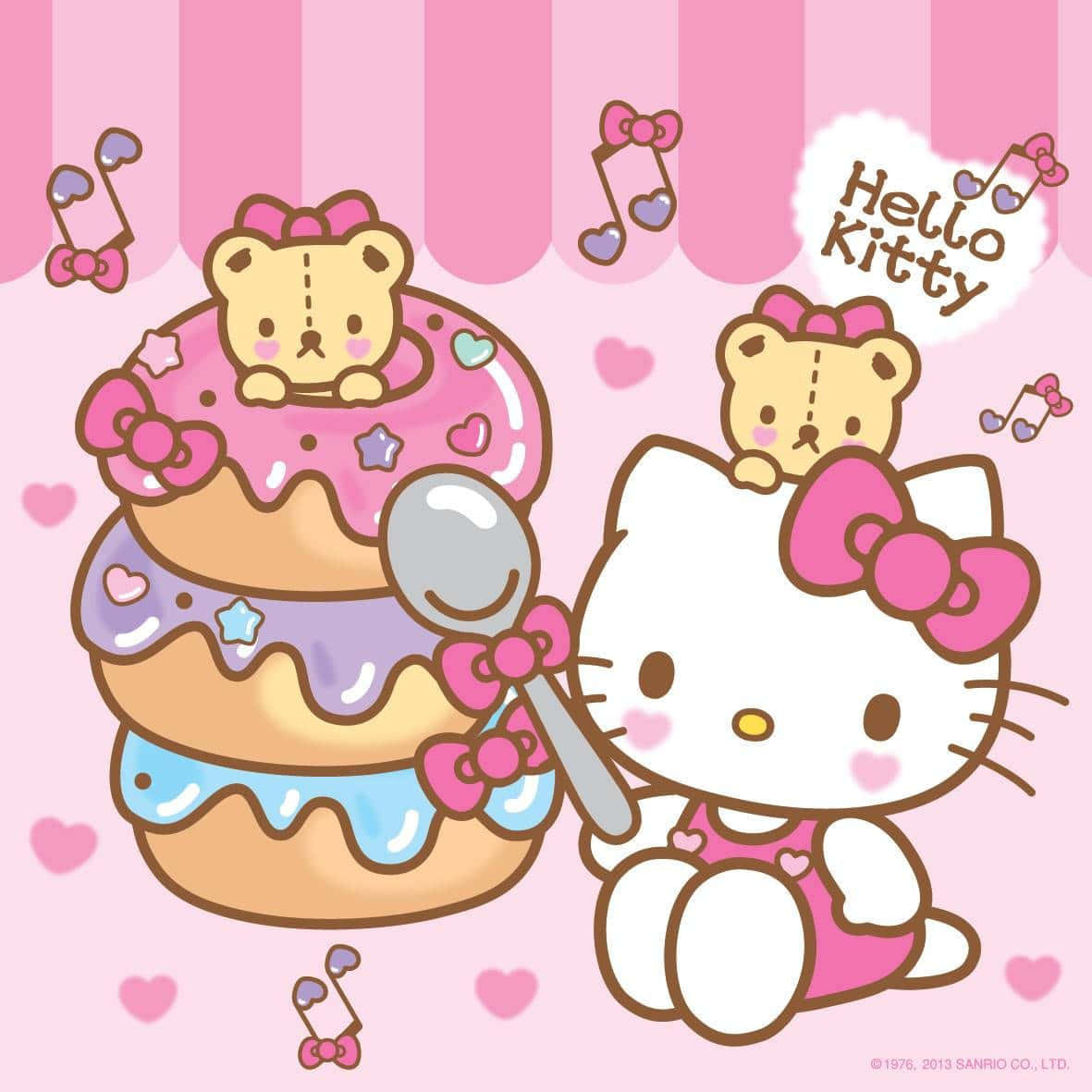 Hello Kitty Donuts Sanrio Pfp Wallpaper