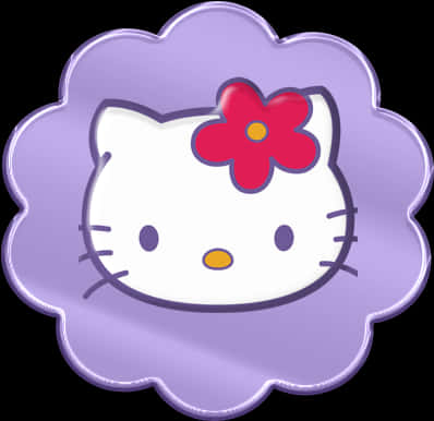 Hello Kitty Flower Icon PNG