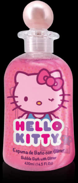 Hello Kitty Glitter Bubble Bath PNG