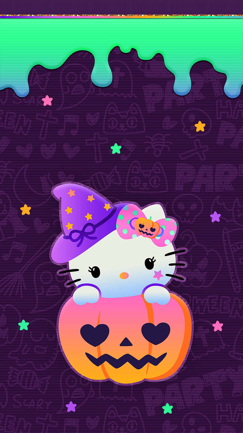 Hello Kitty Halloween Pumpkin Wallpaper Wallpaper