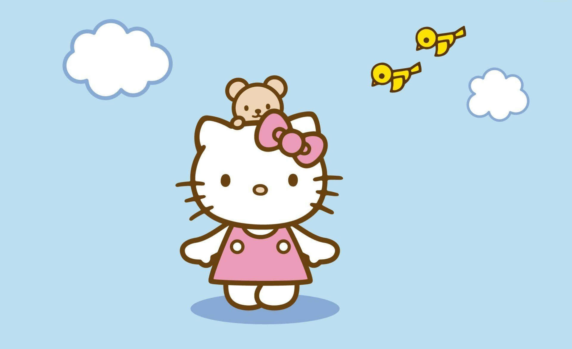 ¡muestratu Estilo Con Este Atractivo Portátil De Hello Kitty! Fondo de pantalla