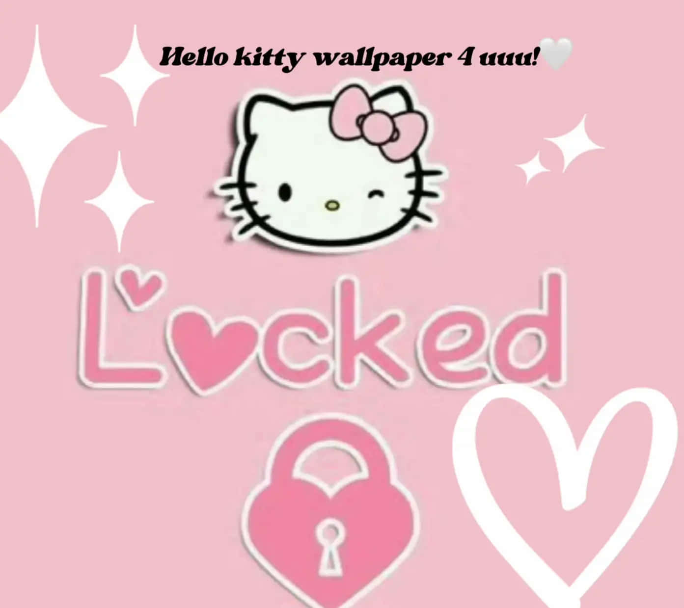 Hello Kitty Locked Screen Wallpaper Wallpaper