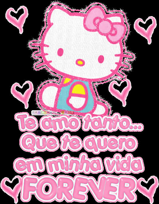 Hello Kitty Love Forever PNG