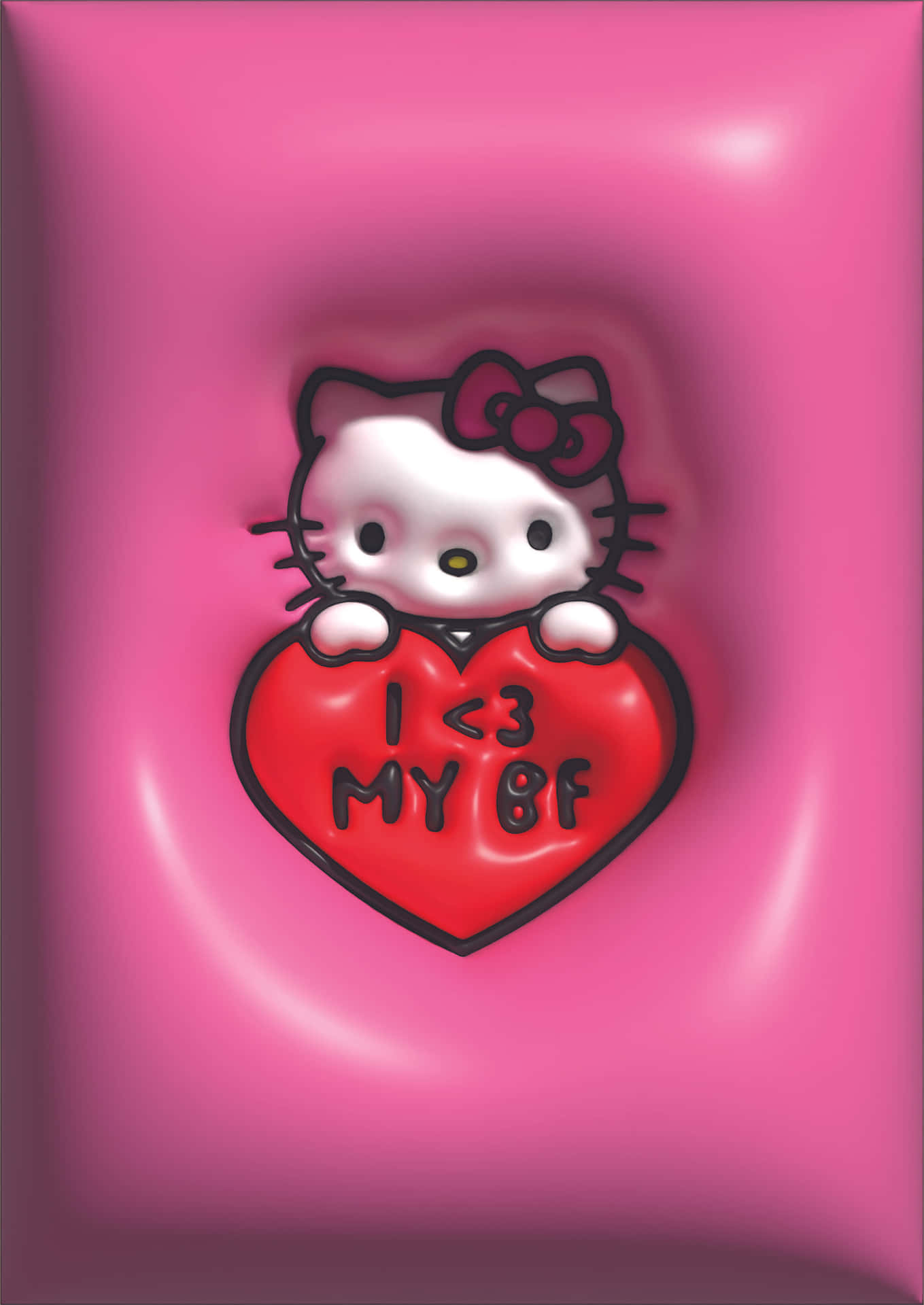 Hello Kitty Loves B F Wallpaper