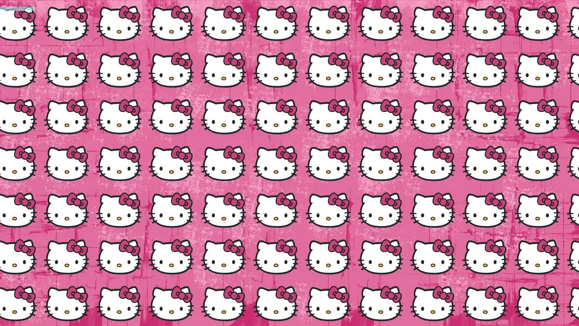 Hello Kitty Pattern Wallpaper Wallpaper