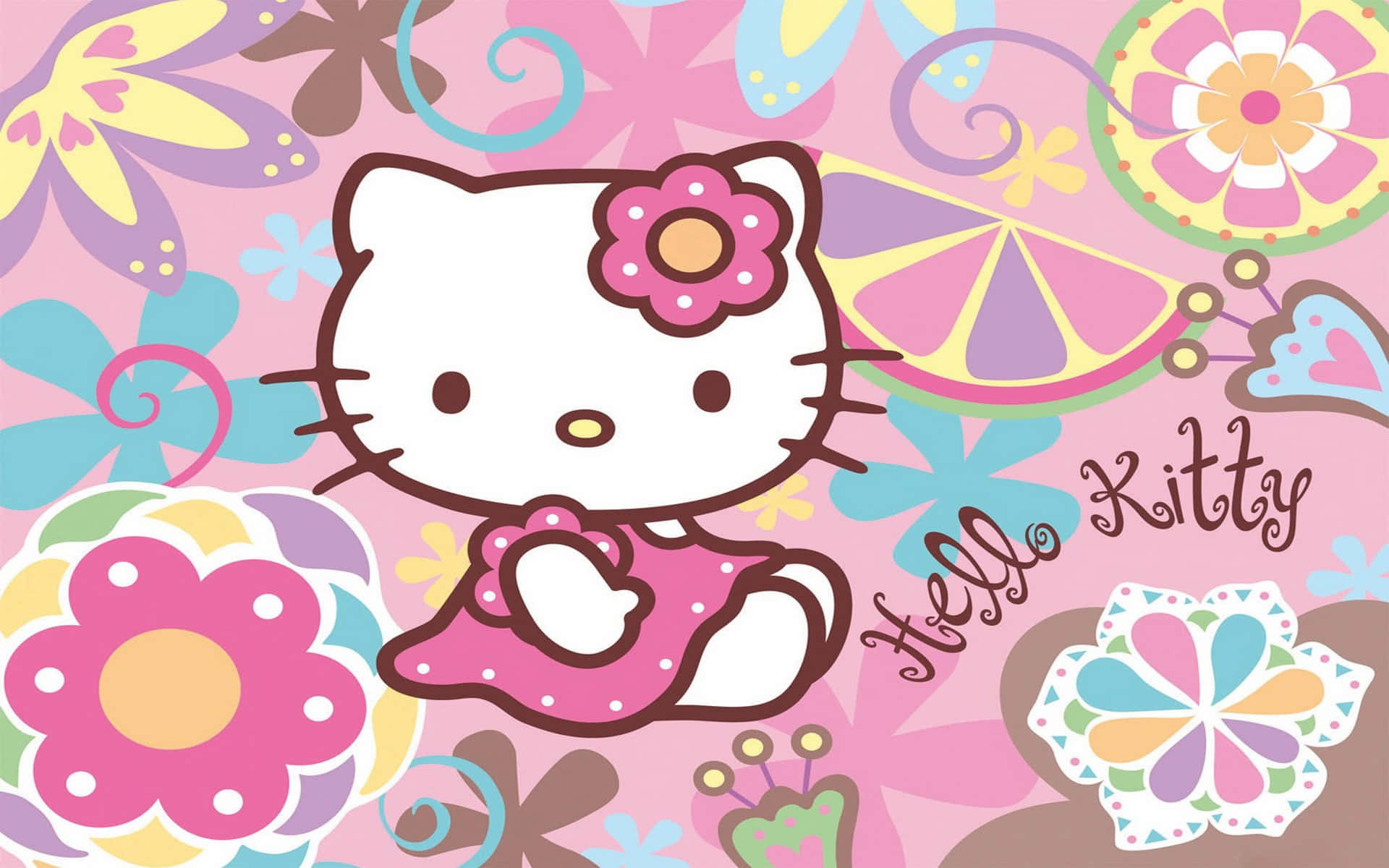 Scaricail Wallpaper Per Pc Di Hello Kitty Da Wallpapers.com Per Tutti I Tuoi Dispositivi. Sfondo