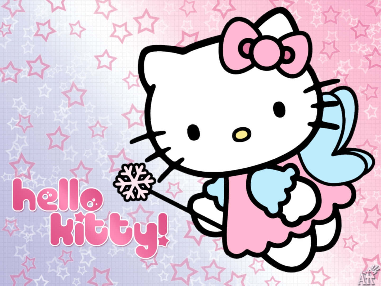 Spice up your workspace with this Hello Kitty PC! Wallpaper