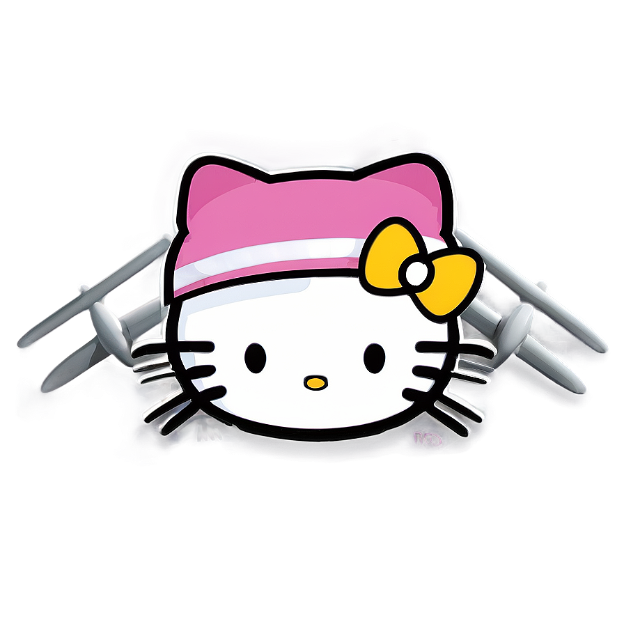 Hello Kitty Pilot Png 04292024 PNG