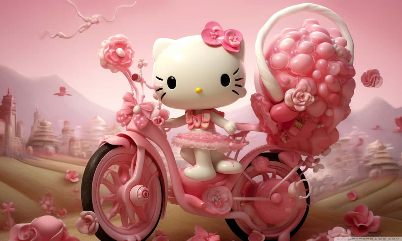 [100+] 3d Hello Kitty Wallpapers | Wallpapers.com