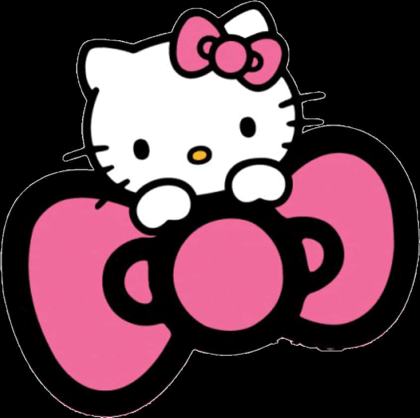 Hello Kitty Pink Bow PNG
