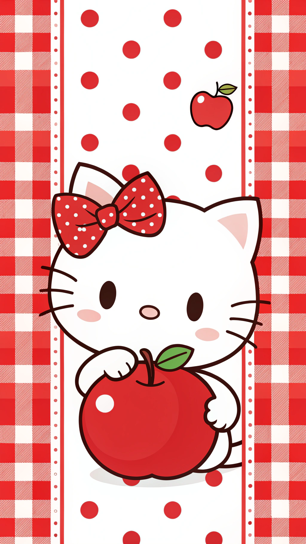 Hello Kitty's Apple Secret Revealed Wallpaper