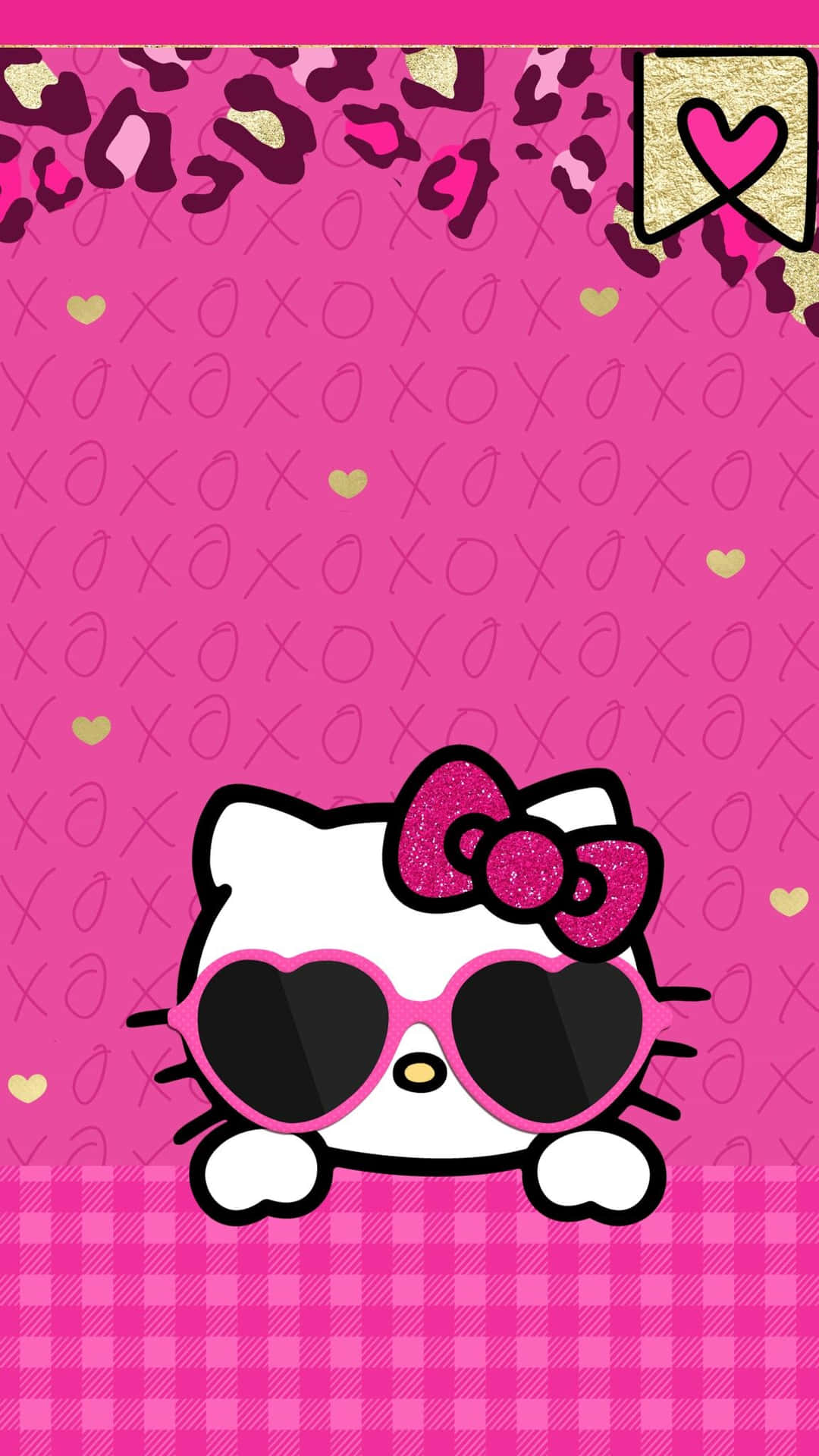 Hello Kitty Stylish Sunglasses Wallpaper
