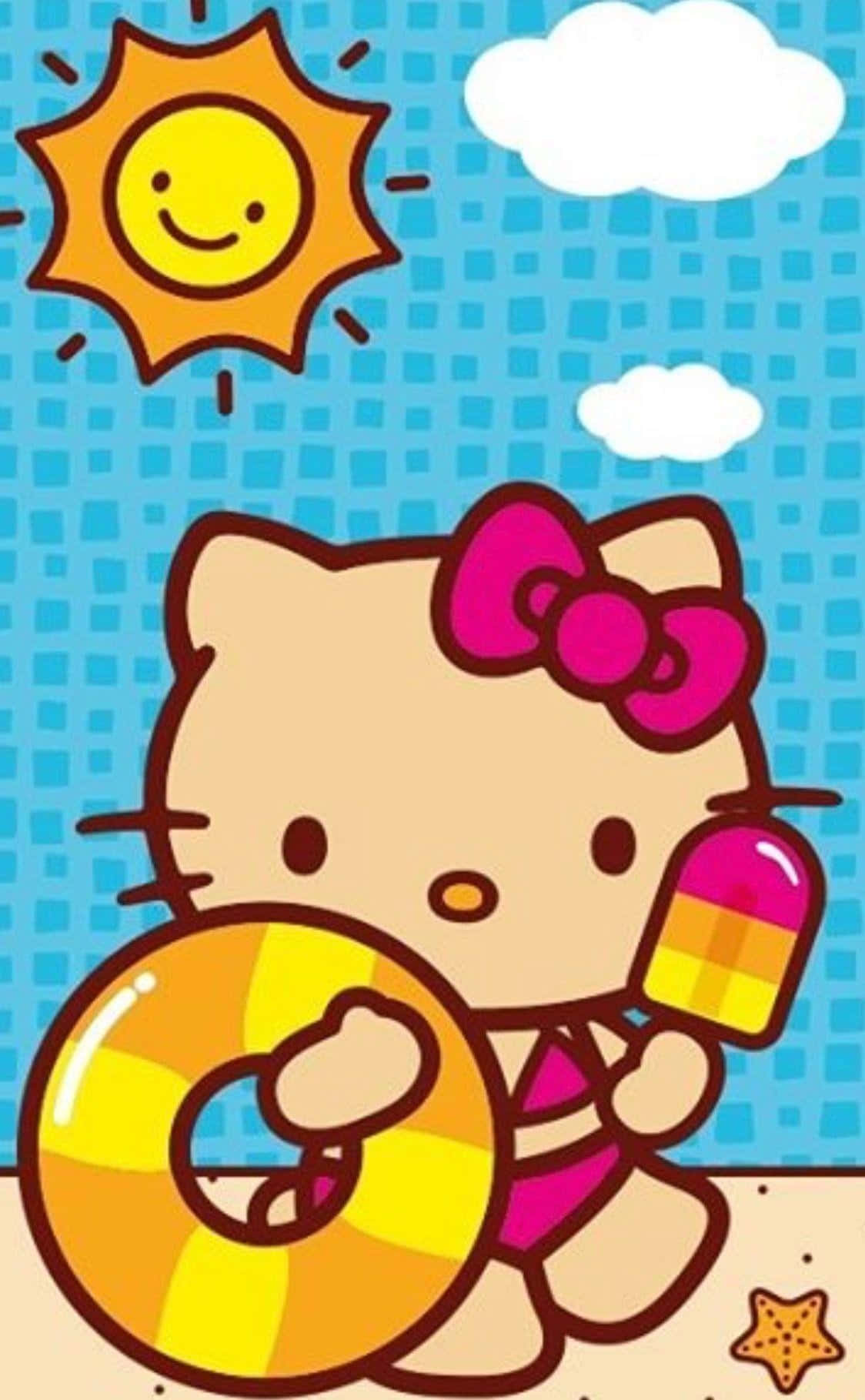 Hello Kitty Summer Fun Wallpaper