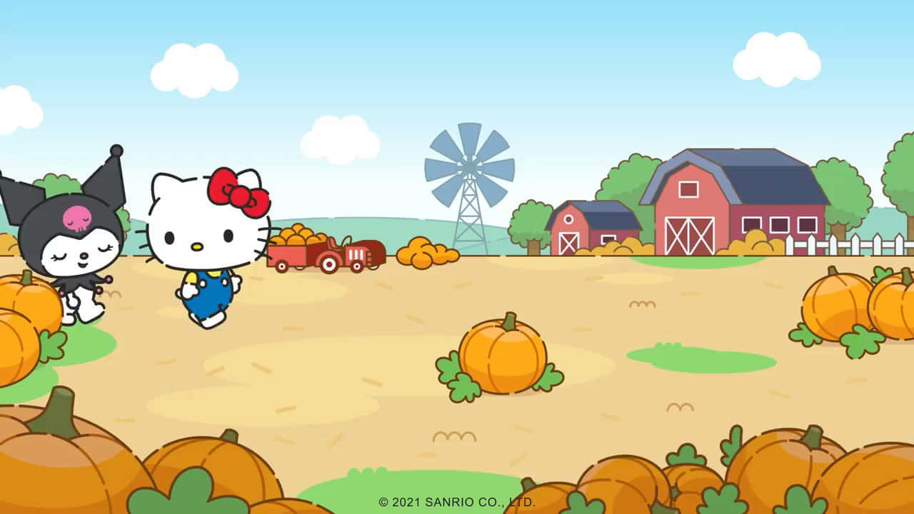 Download Hello Kitty Thanksgiving Wallpaper 