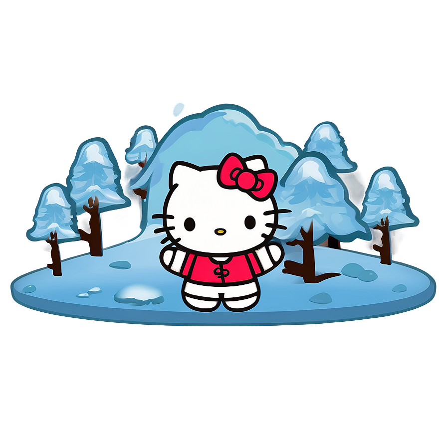 Hello Kitty Winter Png Und34 PNG