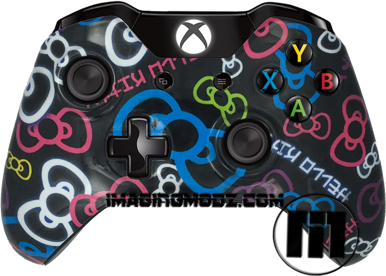 Hello Kitty Xbox One Controller - Xbox One Controller Custom Nintendo, Hd Png Download SVG