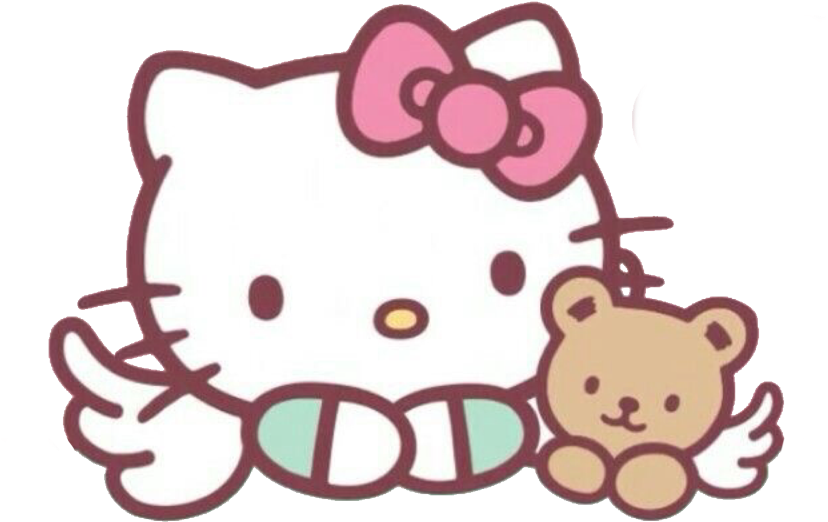 Download Hello Kittyand Teddy Bear | Wallpapers.com