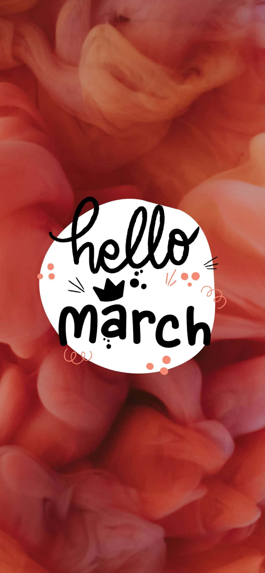 ¡hola,marzo! Da La Bienvenida A La Primavera Con Alegría Y Buen Ánimo. Fondo de pantalla