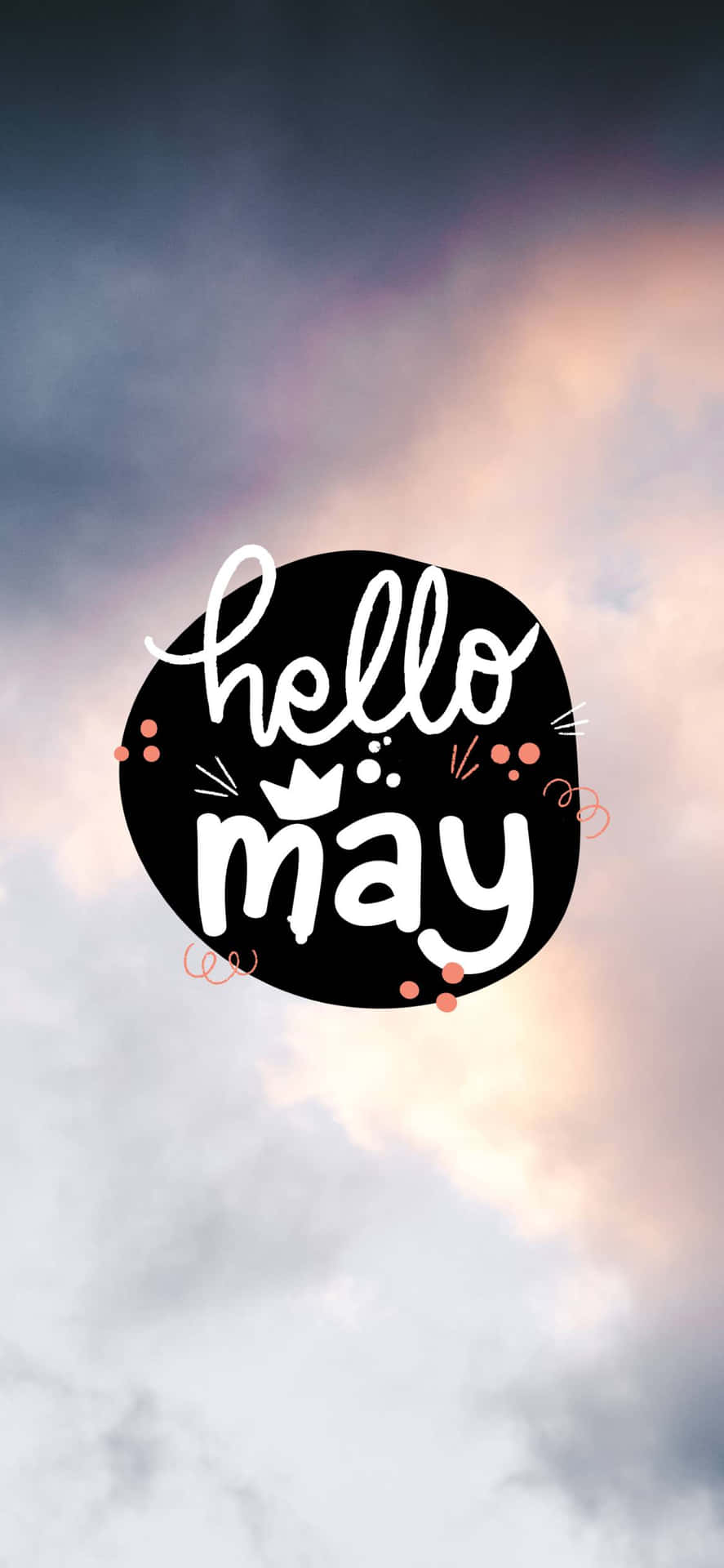 Hello May Welcome Graphic Wallpaper