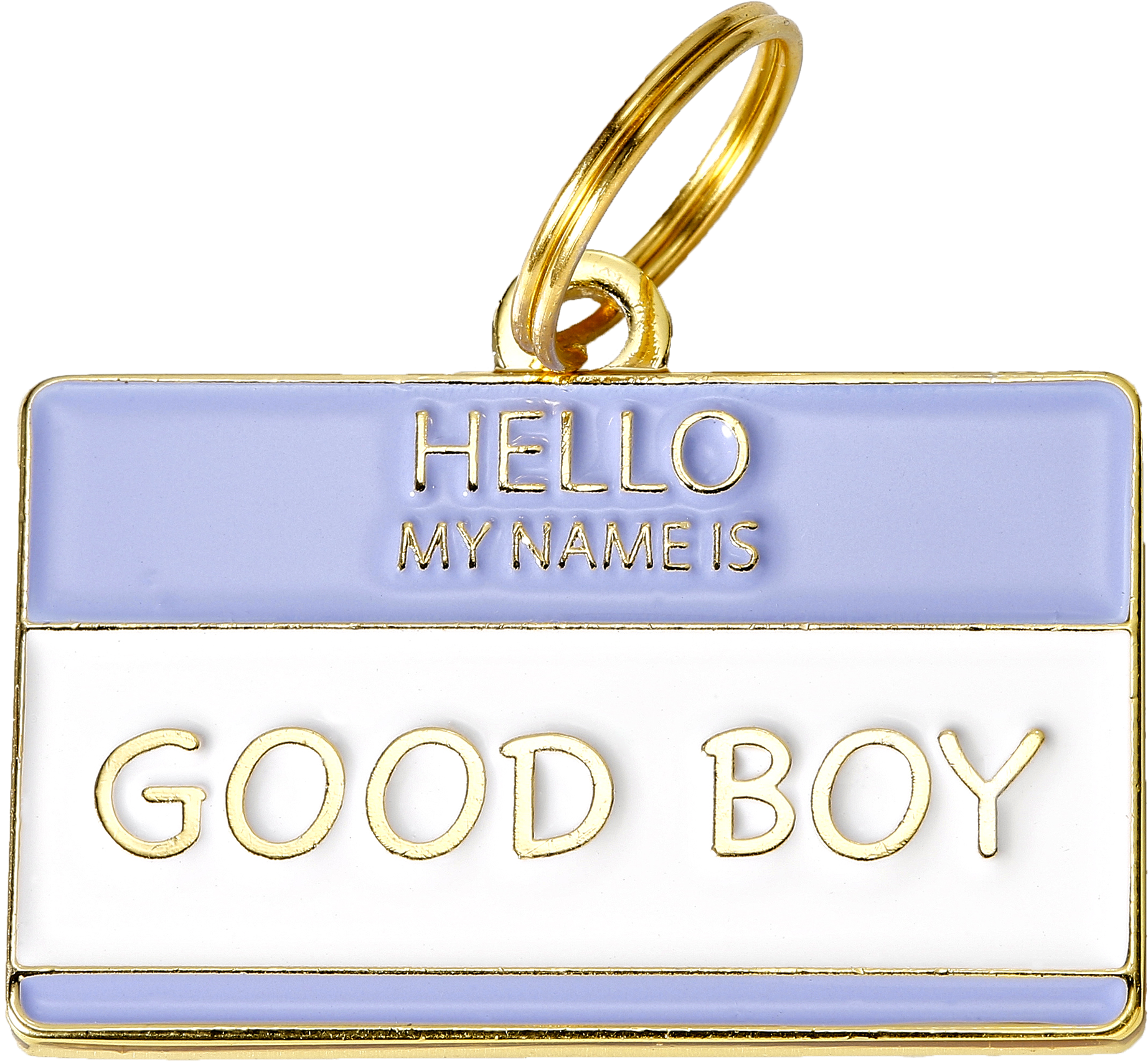 Hello My Name Is Good Boy Tag PNG