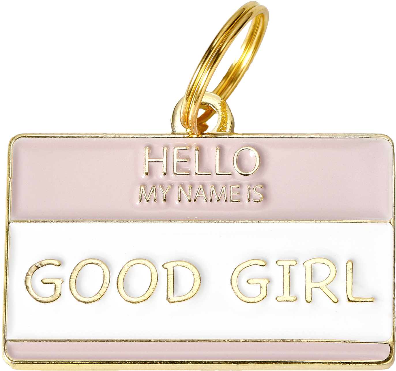 Hello My Name Is Good Girl Tag PNG