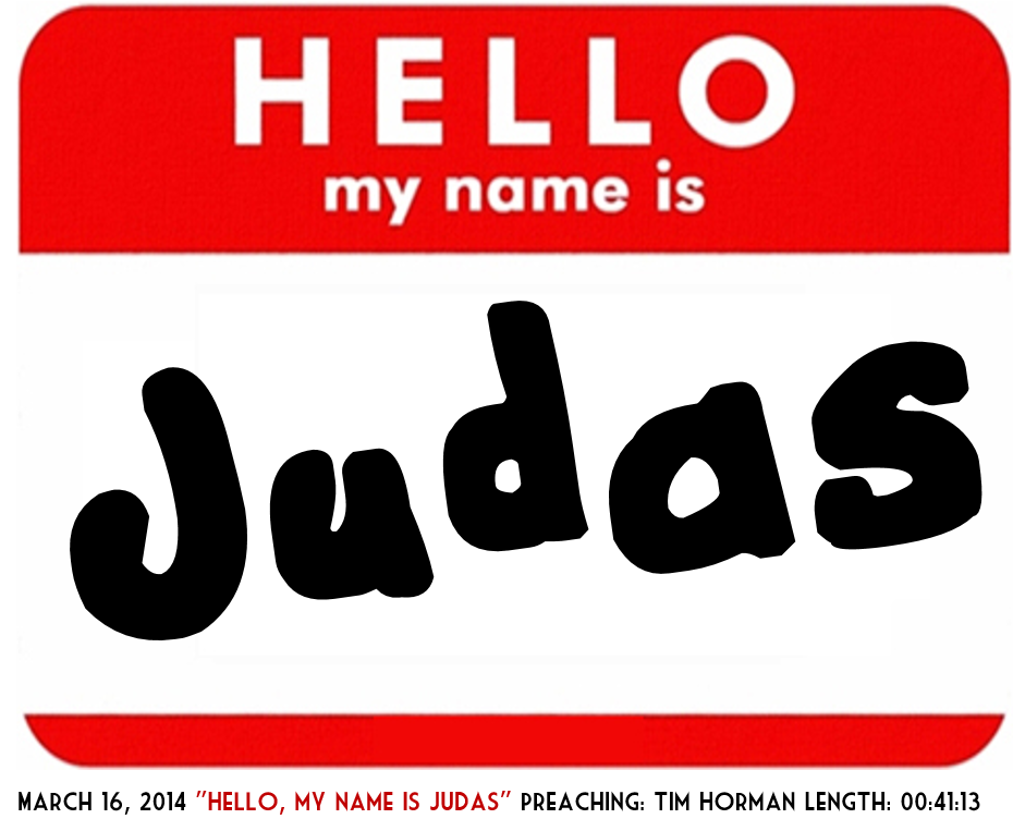 Hello My Name Is Judas Label PNG